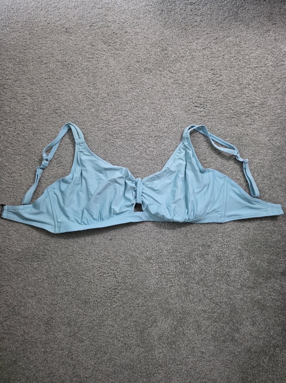 Light Blue Bikini Top - Soft Sky Swimwear